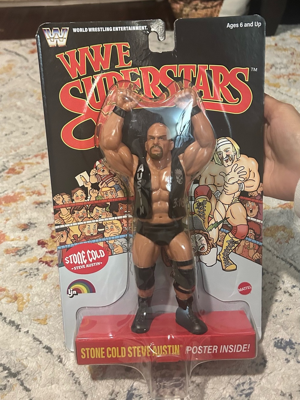 Sealed WWE Stone Cold Steve Austin Action Figure, Chase Black Card Variant